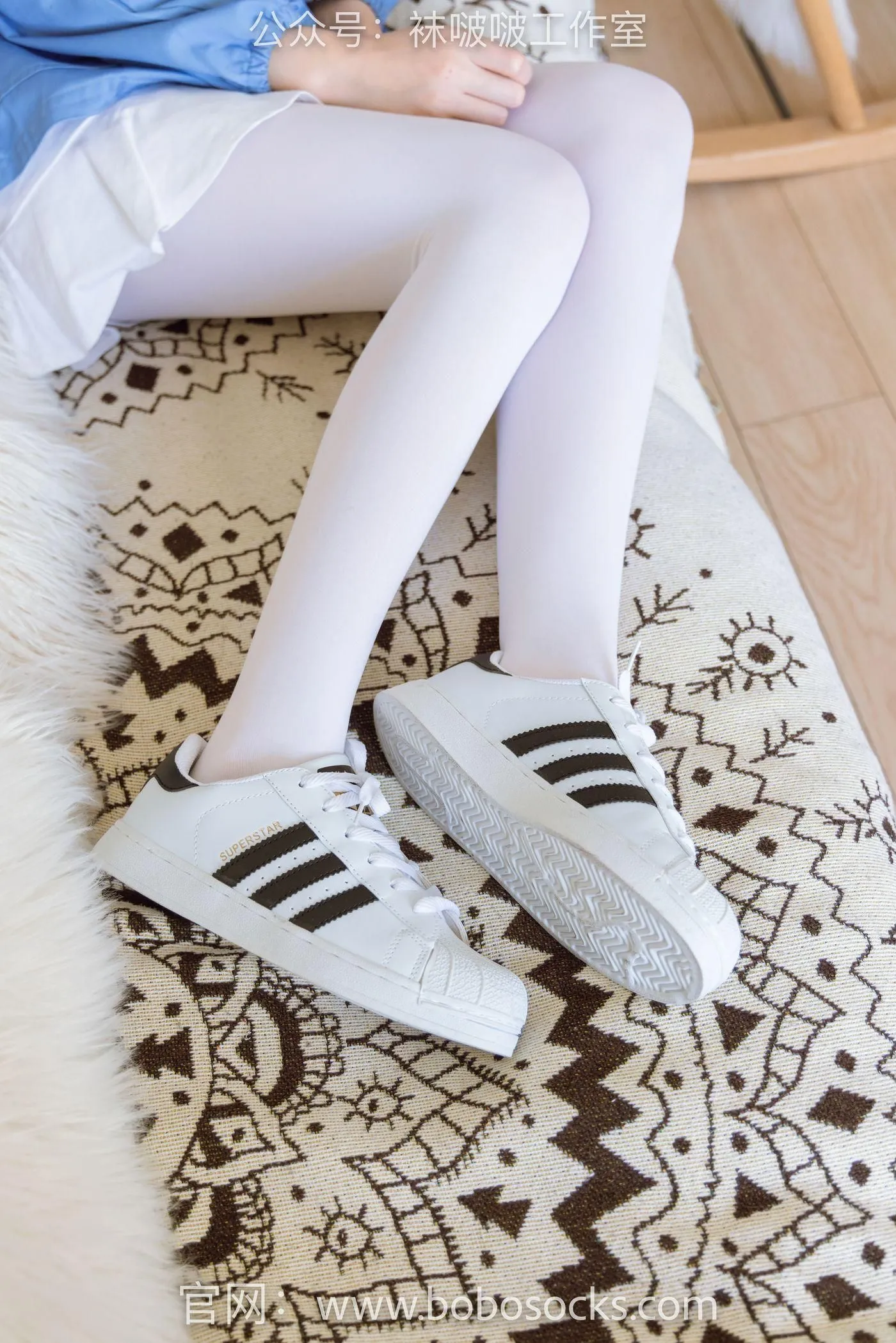 [BoBoSocks袜啵啵]NO.093 小甜豆-贝壳头、厚白丝 [132P]插图1